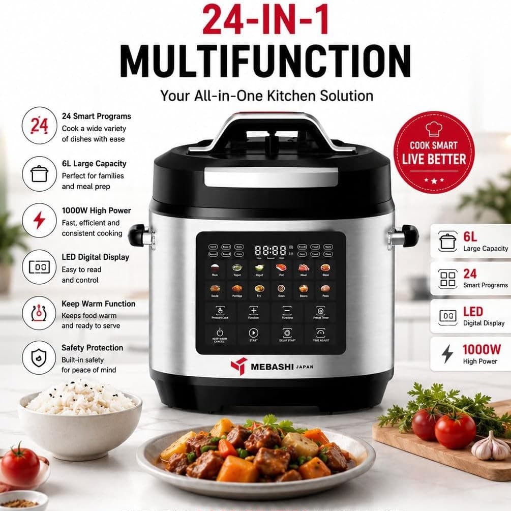 مولتی کوکر چندکاره مباشی مدل ME-PC906 — تصویر ۴