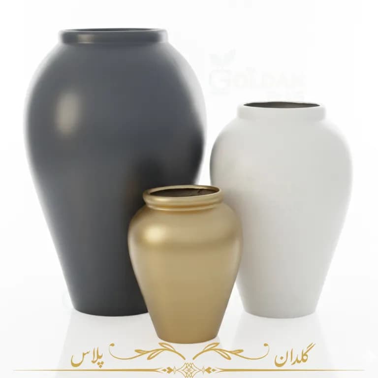 گلدان فایبرگلاس خمره ای – 3 سایز — تصویر ۱۰