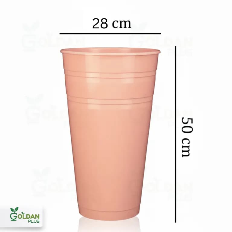 گلدان پلاستیکی شاخه گل کلاسیک 4 سایز — تصویر ۶