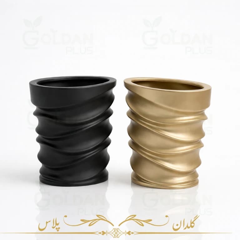 گلدان فایبرگلاس مدل چشمی مدرن