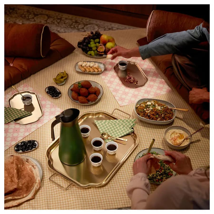 ست 6 عددی بشقاب کناری مینی/طلایی رنگ ایکیا مدل GOKVÄLLÅ — تصویر ۳
