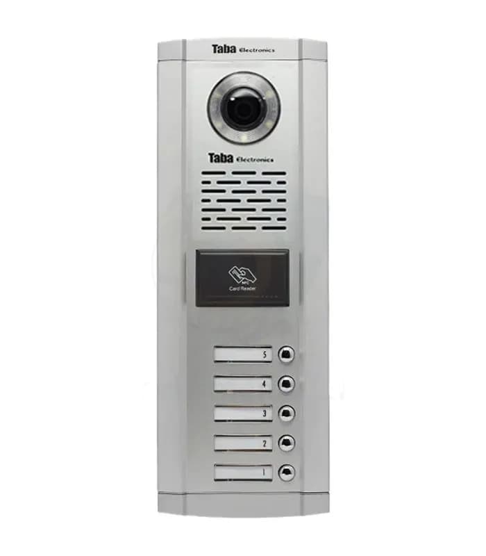 پنل آیفون تصویری 5 واحدی سهند کارتخوان تابا TVD-1860 — تصویر ۲