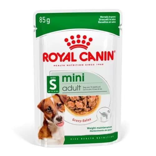 پوچ سگ نژاد کوچک رویال کنین Royal Canin Mini Adult وزن ۸۵ گرم