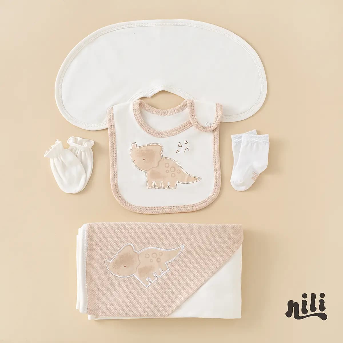 ست جعبه ای 13 تکه بیمارستانی نیلی Nili طرح دایناسور — تصویر ۷