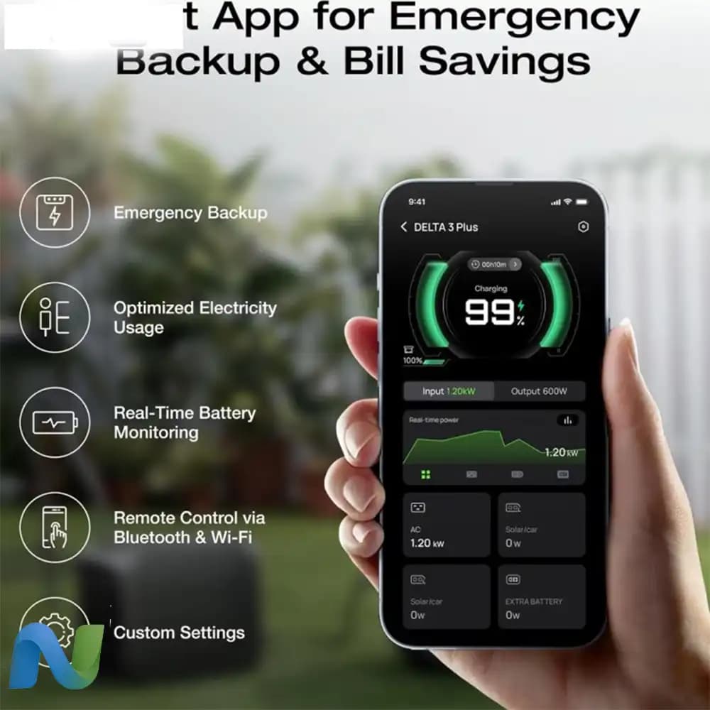 پاور استیشن قابل حمل 1024 وات اکو فلو EcoFlow مدل DELTA 3 — تصویر ۱۰