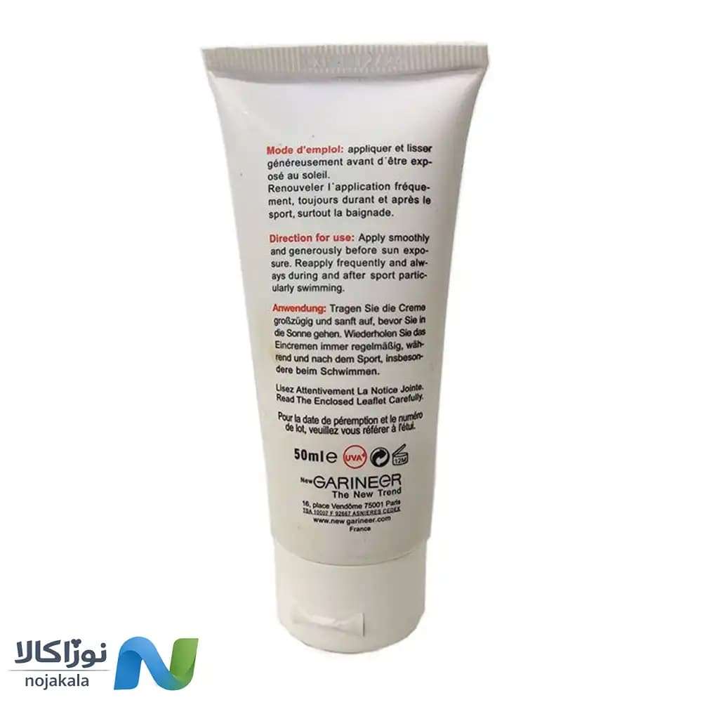 کرم ضد آفتاب 50 میل BB گارنیر Garnier با SPF 50 — تصویر ۹