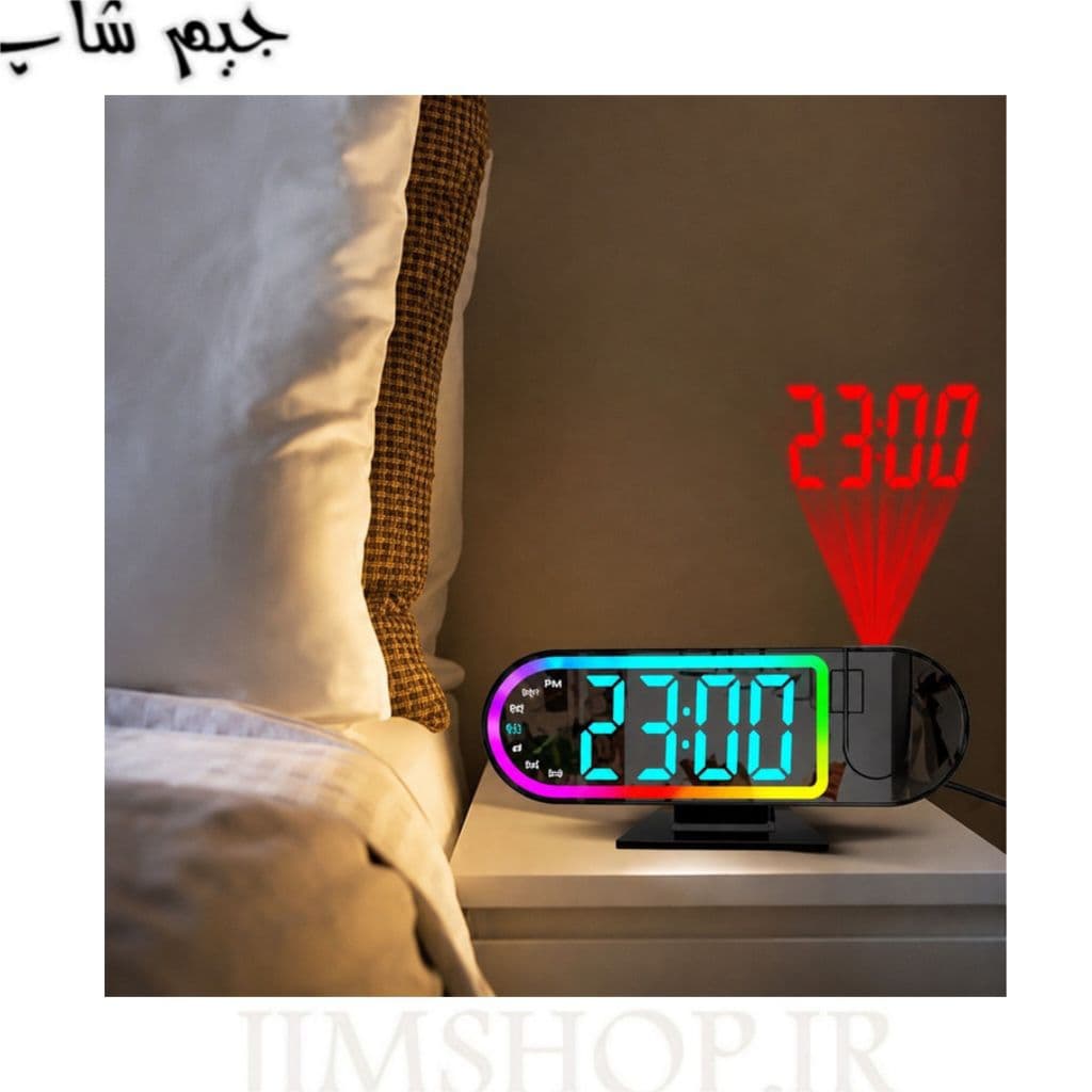 ساعت رومیزی مدل DS-3827LP پروژکتوردار هشدار دار