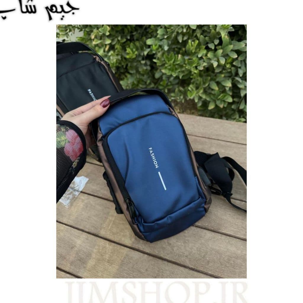 کیف بادی بگ ضد آب کابل پاوربانک دار، قفل رمز دار مدل Fashion — تصویر ۶