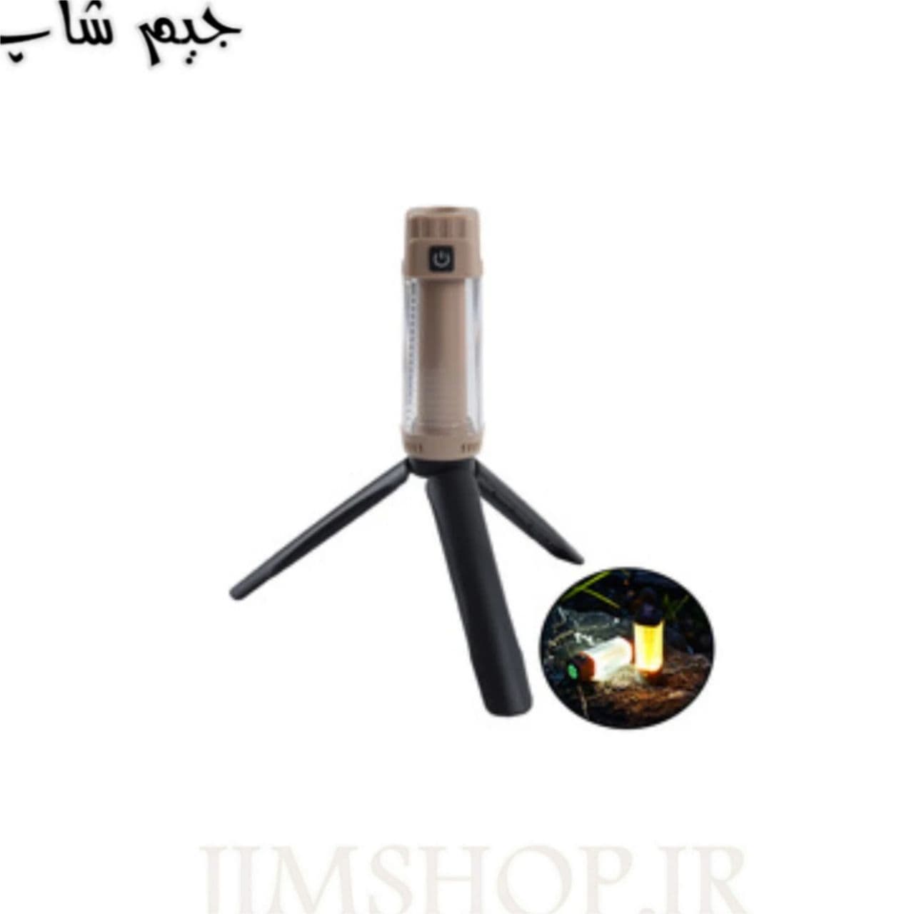 چراغ قوه و نورافکن دستی سه پایه دار مدل SJ-013 — تصویر ۵