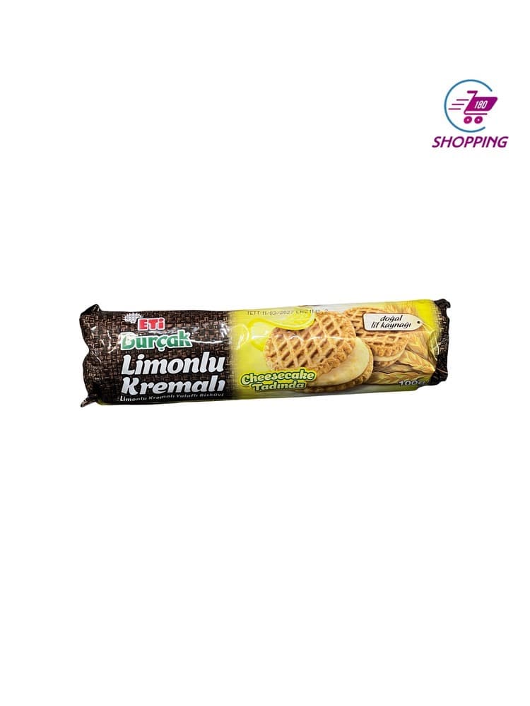 بیسکوییت کرمدار لیمویی اتی بورجاک 100 گرم
