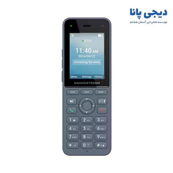 تلفن بیسیم تحت شبکه وای فای گرنداستریم مدل Grandstream WP826 — تصویر ۱۲