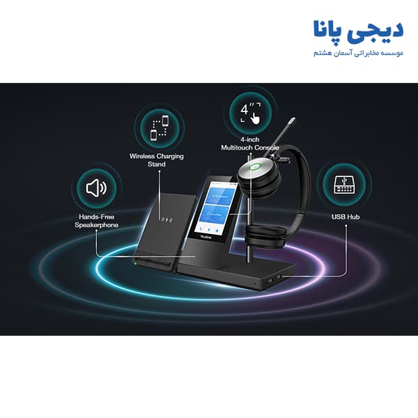 هدست اپراتوری بلوتوثی یالینک مدل Yealink WH66 Mono UC — تصویر ۶