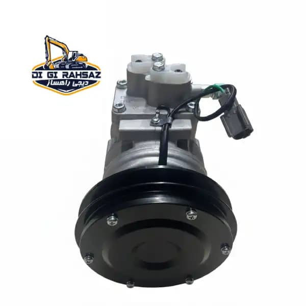 کمپرسور کولر کوماتسو PC200-6 / PC220-6 برند DENSO — تصویر ۴