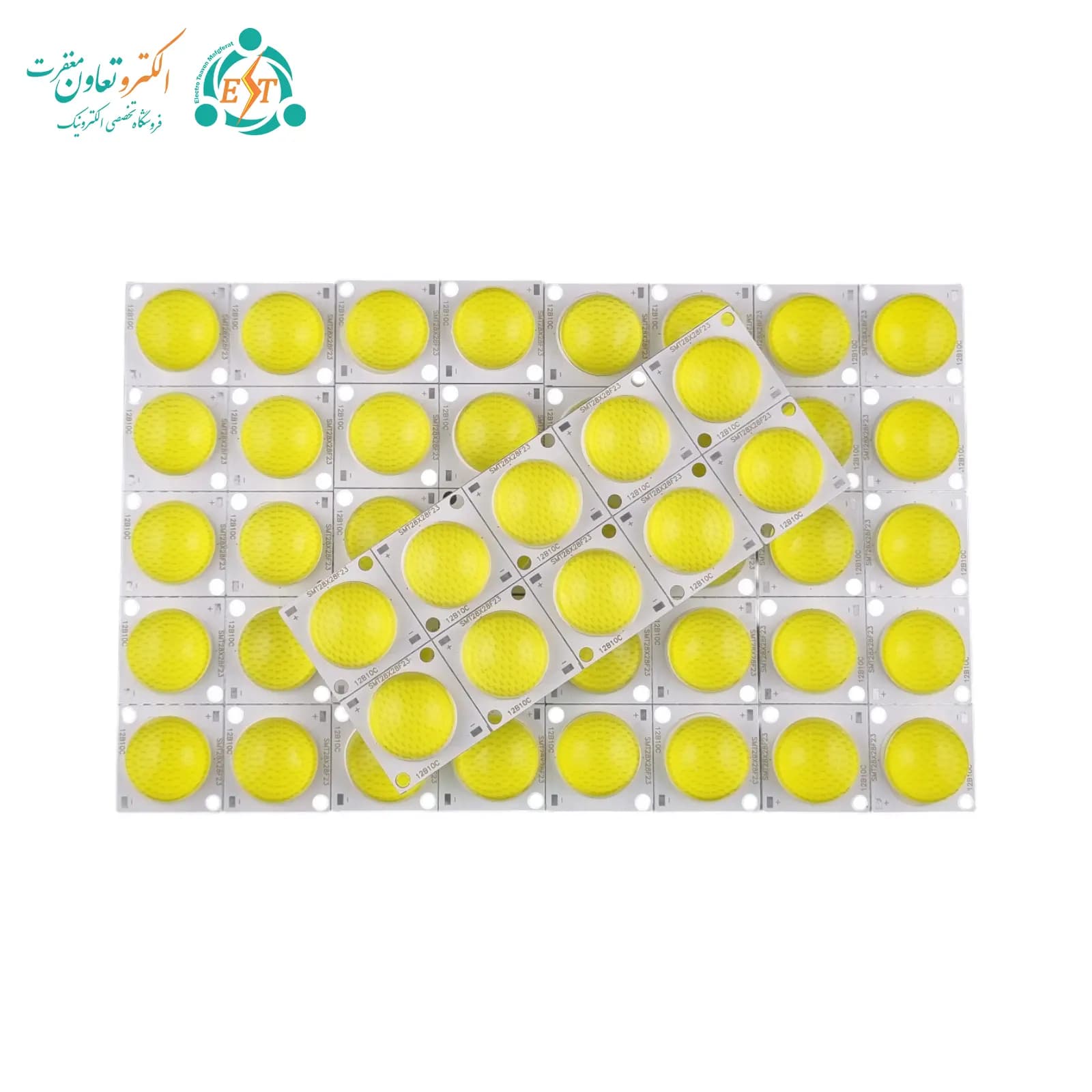 ال ای دی COB پنلی 50 وات 1500 میلیآمپر مهتابی 2828 لنز دار — تصویر ۶