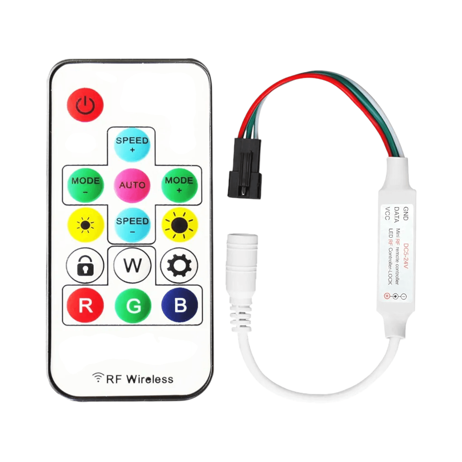 مینی درایور و کنترلر RGB – کنترل از راه دور RF2109 (12 آمپر) — تصویر ۱۰
