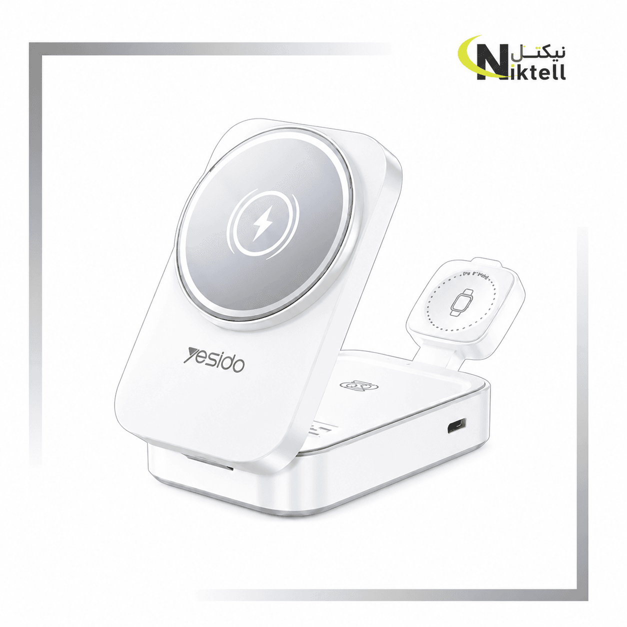 شارژر وایرلس یسیدو مدل yesido DS27 15w — تصویر ۳