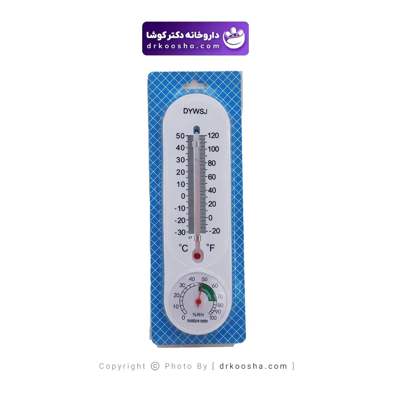 دماسنج و رطوبت سنج DYWSJ قاب پلاستیکی — تصویر ۴