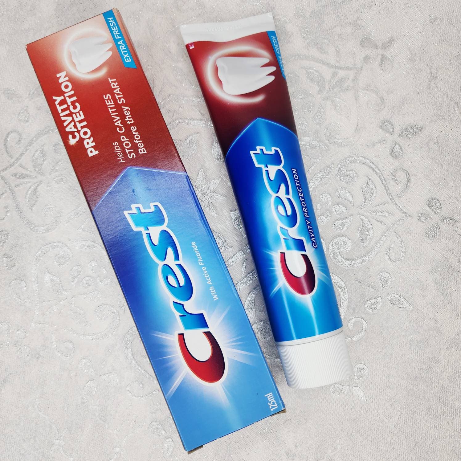 خمیر دندان کرست Crest اصل سری Cavity Protection مدل Extra Fresh حجم 125 میلی لیتر — تصویر ۴