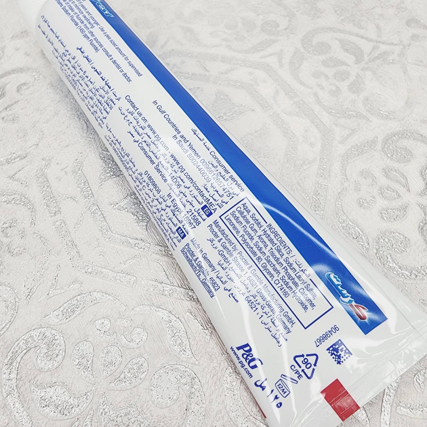 خمیر دندان کرست Crest اصل سری Cavity Protection مدل Extra Fresh حجم 125 میلی لیتر — تصویر ۵