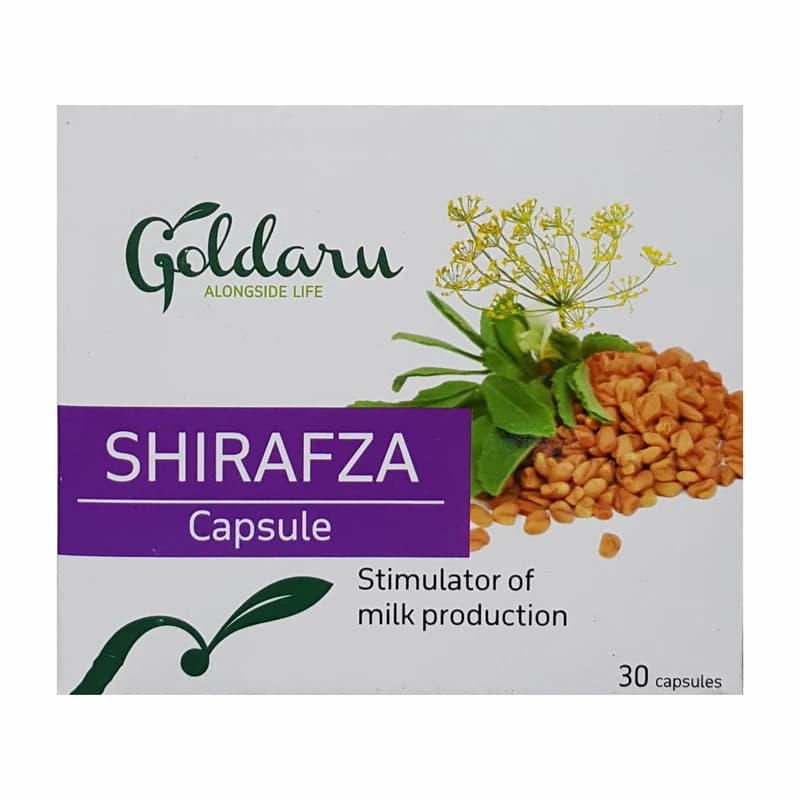 کپسول شیرافزا گل دارو بسته 30 عددی — تصویر ۳