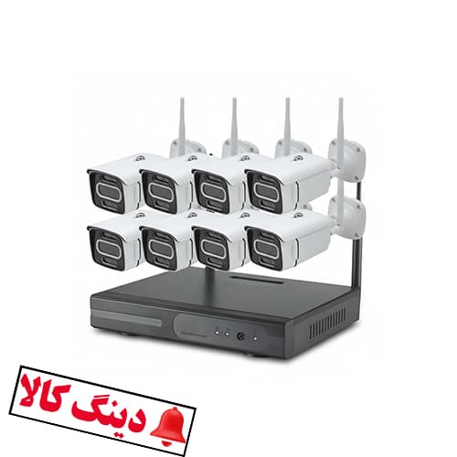 پکیج دوربین مداربسته وایرلس 8 کانال مدل IN9803 — تصویر ۱۰