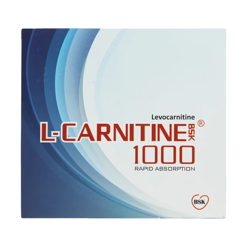 محلول خوراکی ال کارنیتین 1000 میلی گرم بی اس کی بسته 10 عددی — تصویر ۲