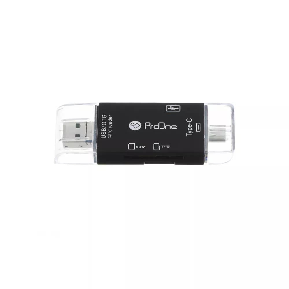 مبدل USB-C/USB/microUSB به SD/USB/TF پرووان مدل PCO03 — تصویر ۵
