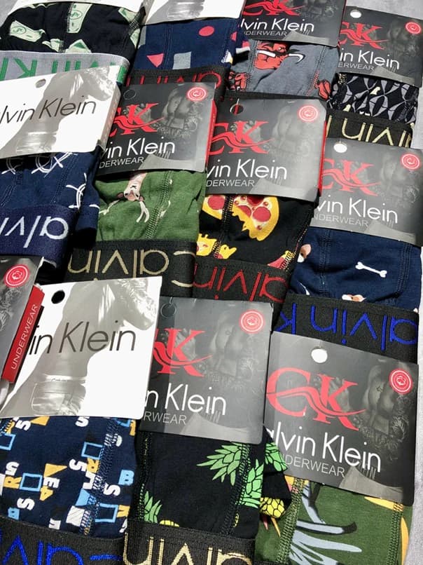 شورت مردانه نیم پا برند Calvin Klein طرح کش پهن فانتزی — تصویر ۱۲