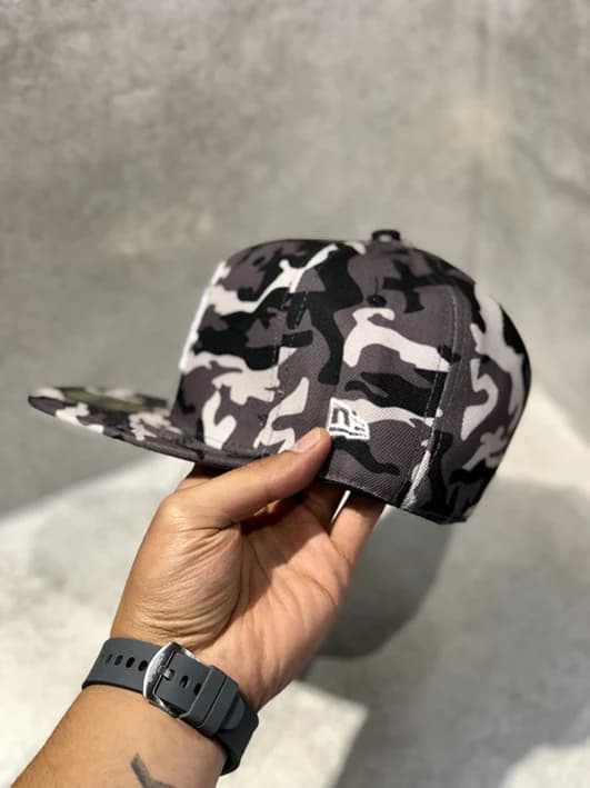 کلاه کپ برند New Era فیت بک طرح SOX چریکی طوسی بیپ مستر کوالیتی — تصویر ۶