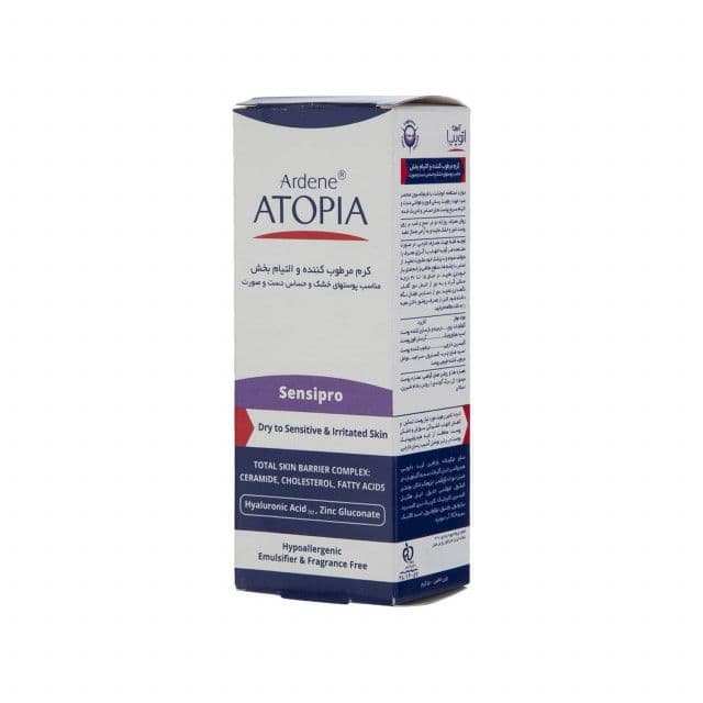 کرم مرطوب کننده و التیام بخش آردن سری Atopia مدل Sensipro حجم 50 میلی لیتر — تصویر ۶