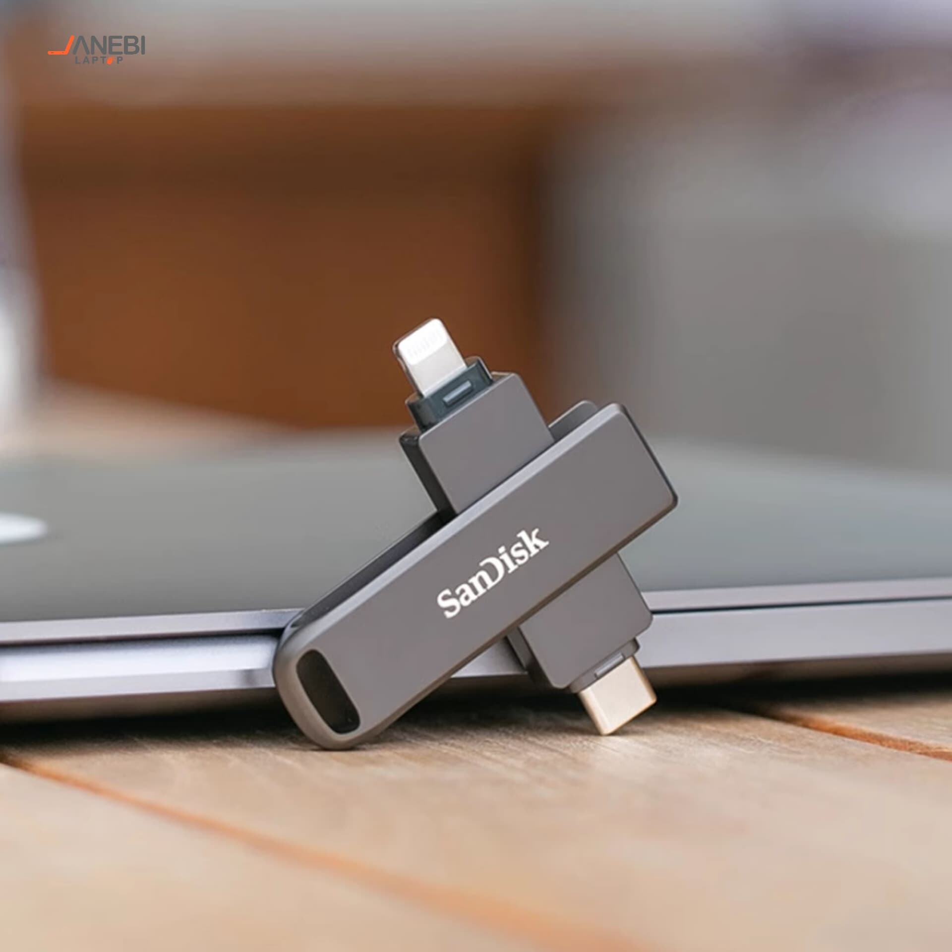 فلش مموری سن دیسک مدل iXpand Luxe USB3 ظرفیت 64 گیگابایت — تصویر ۴