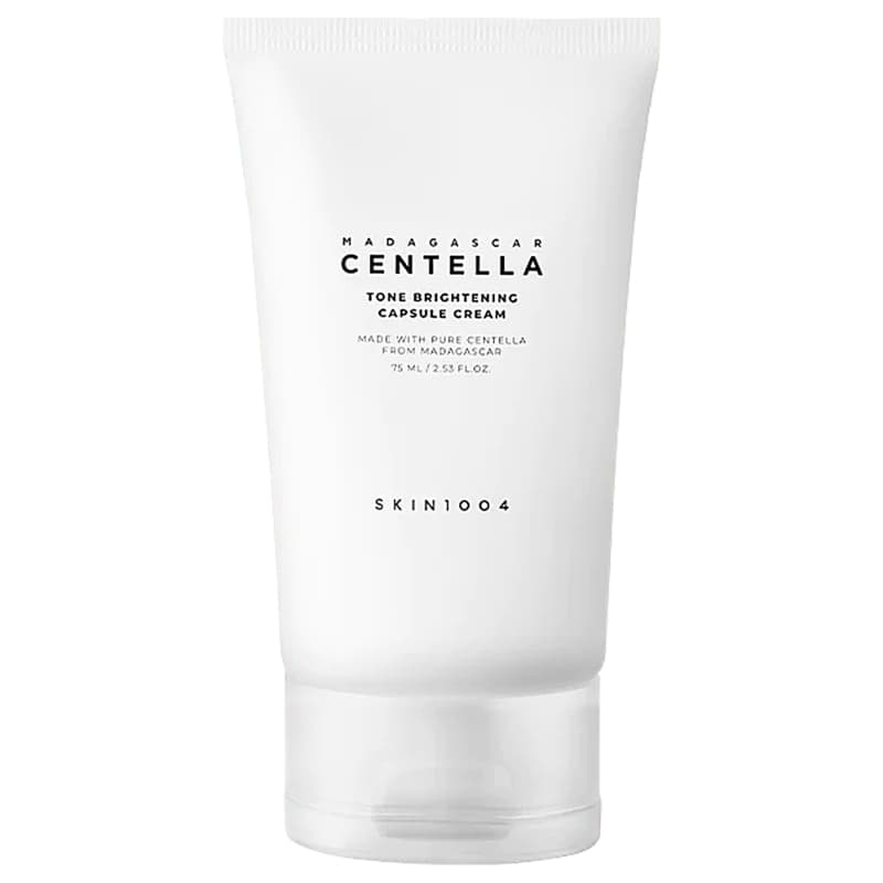 کرم مرطوبکننده کپسولی روشن کننده و ضدلک سنتلا اسکین ۱۰۰۴ skin1004 Madagascar centella tone brightening capsule cream — تصویر ۲