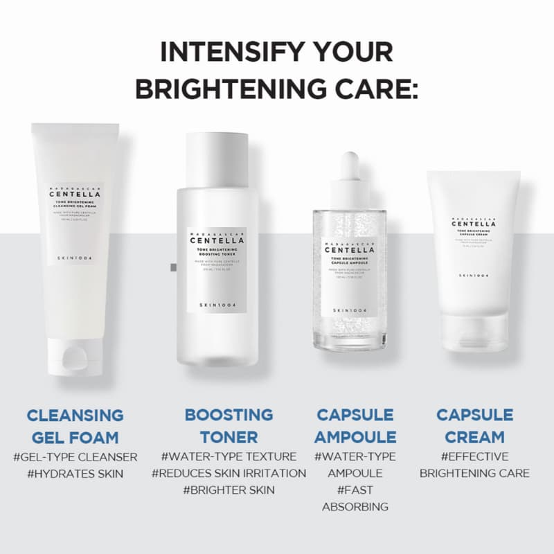 کرم مرطوبکننده کپسولی روشن کننده و ضدلک سنتلا اسکین ۱۰۰۴ skin1004 Madagascar centella tone brightening capsule cream — تصویر ۷