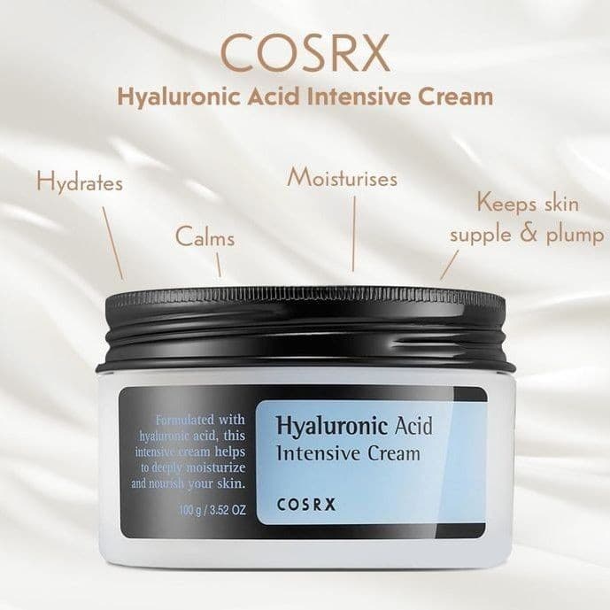 کرم آبرسان هیالورونیک اسید کوزارکس کوزارکس cosrx hyaluronic acid intensive cream — تصویر ۴