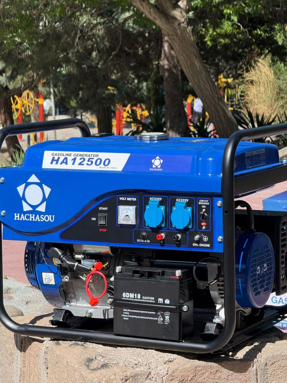 موتور برق بنزینی 8/5 کیلووات HACHASOU HA12500