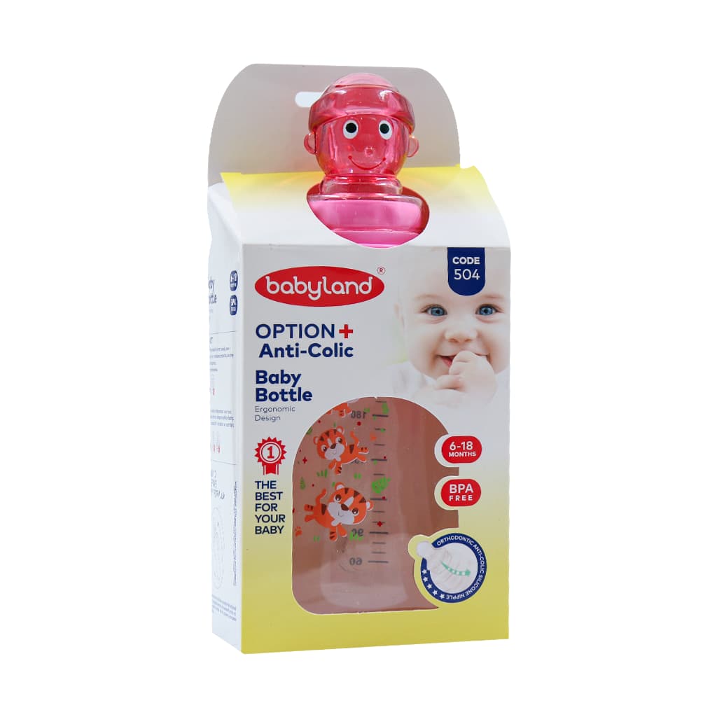 شیشه شیر بیبی لند کد 504 مناسب 6 تا 18 ماه 240 میلی لیتر — تصویر ۹