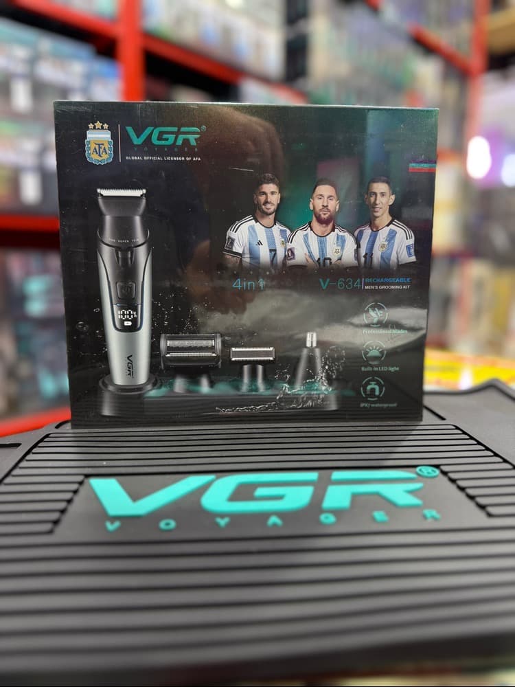 ماشین اصلاح وی جی آر مدل VGR V-634 چهار در یک با تیغه استیل ضد زنگ — تصویر ۶