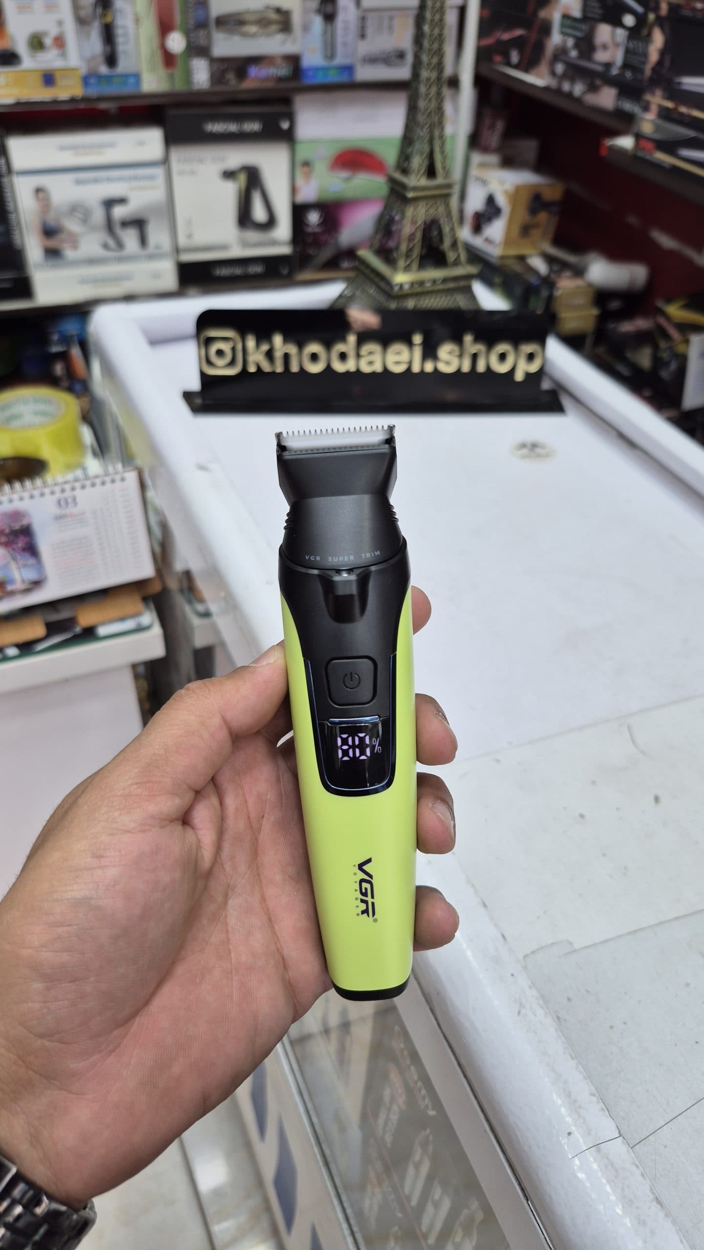 ماشین اصلاح وی جی آر مدل VGR V-634 چهار در یک با تیغه استیل ضد زنگ — تصویر ۹
