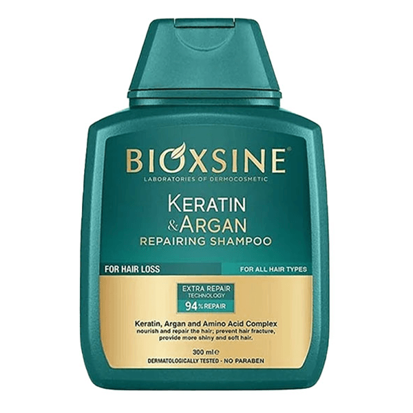شامپو بیوکسین کراتین و آرگان (سبز) | Bioxcin Keratin & Argan Shampoo