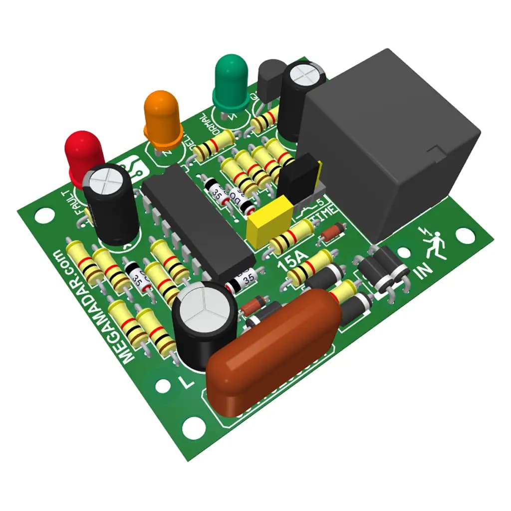 فایل آموزش + سورس Altium محافظ برق چند منظوره 15 آمپر — تصویر ۳