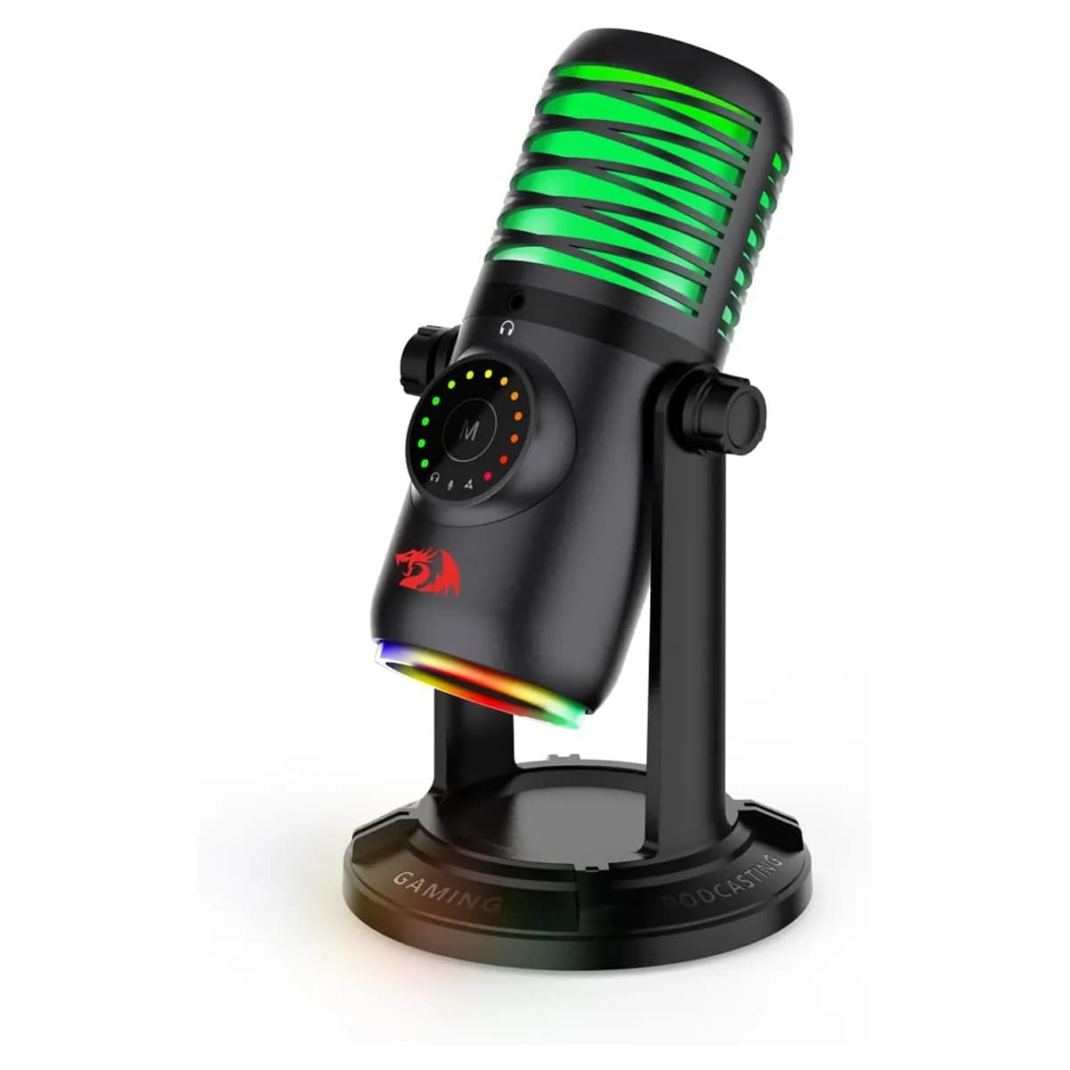 میکروفون استریمینگ Redragon GM306 – USB، کاندنسر Cardioid، RGB، مناسب گیمینگ و استریم — تصویر ۳