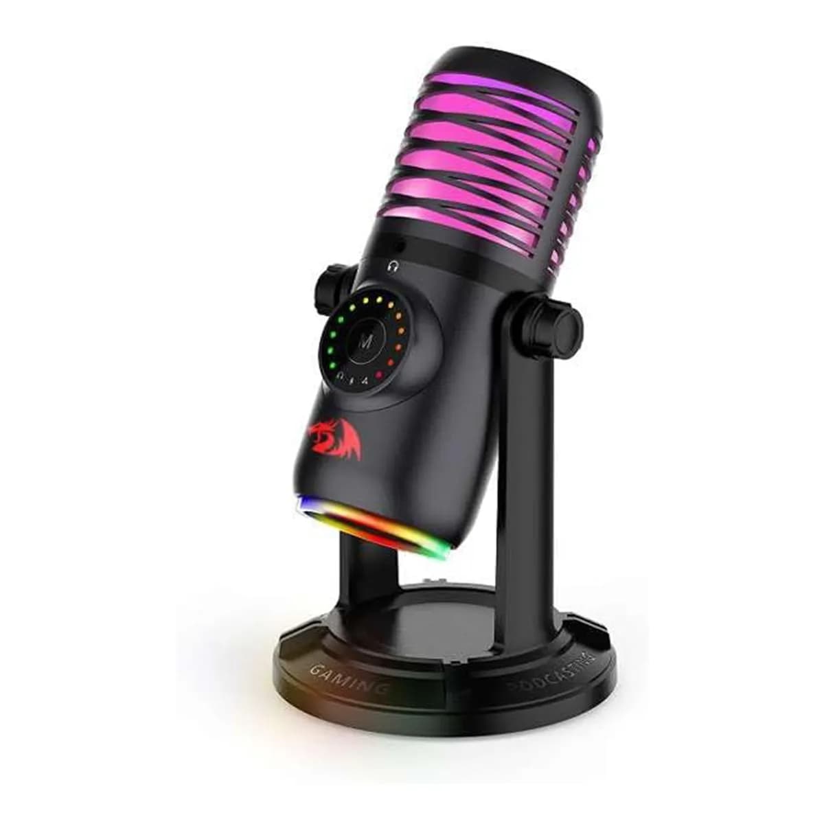 میکروفون استریمینگ Redragon GM306 – USB، کاندنسر Cardioid، RGB، مناسب گیمینگ و استریم — تصویر ۵