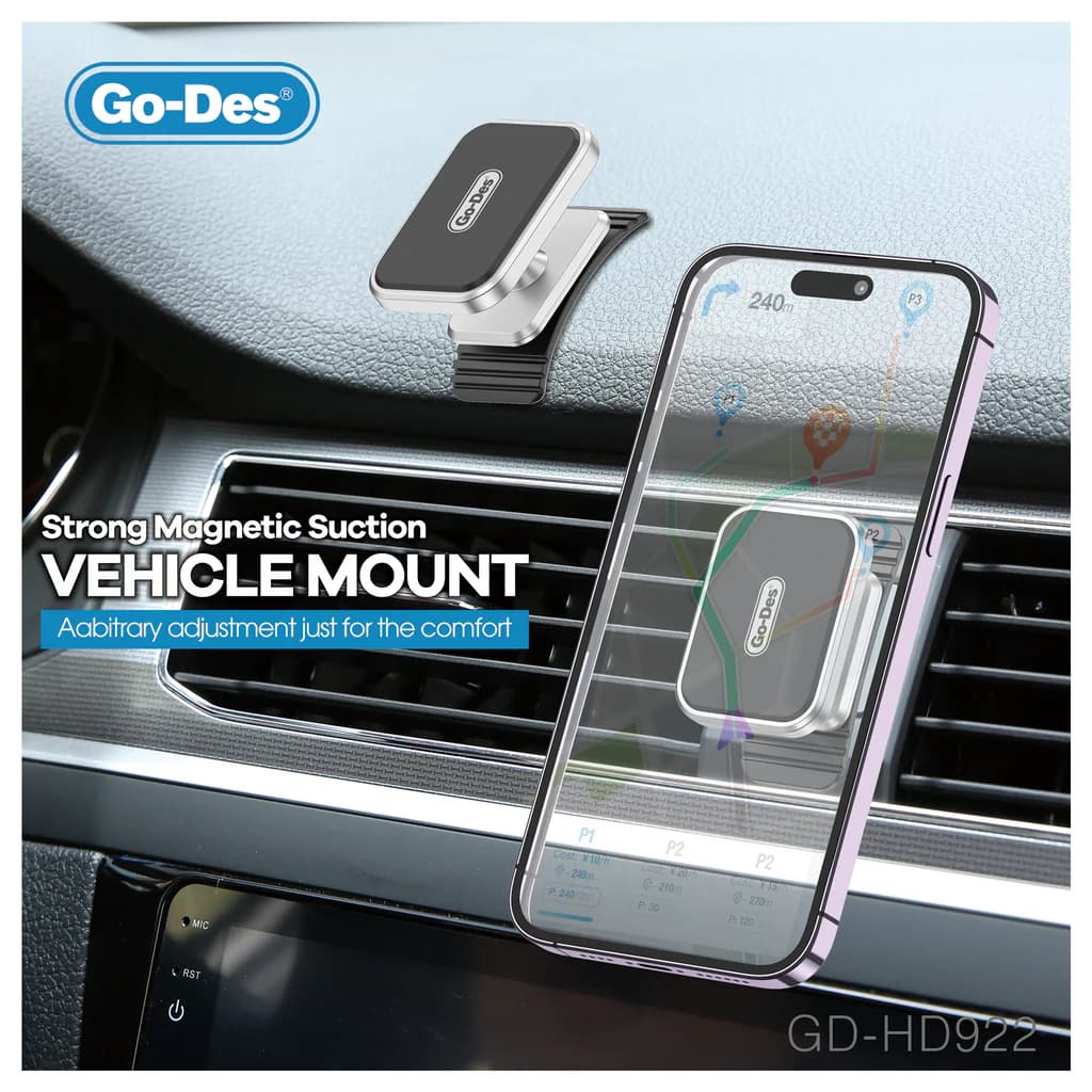 هولدر مغناطیسی خودرو گو-دس مدل Go-Des GD-HD922 — تصویر ۱۲