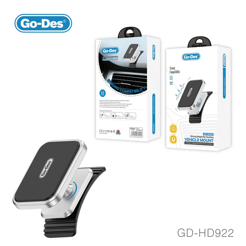 هولدر مغناطیسی خودرو گو-دس مدل Go-Des GD-HD922 — تصویر ۱۱