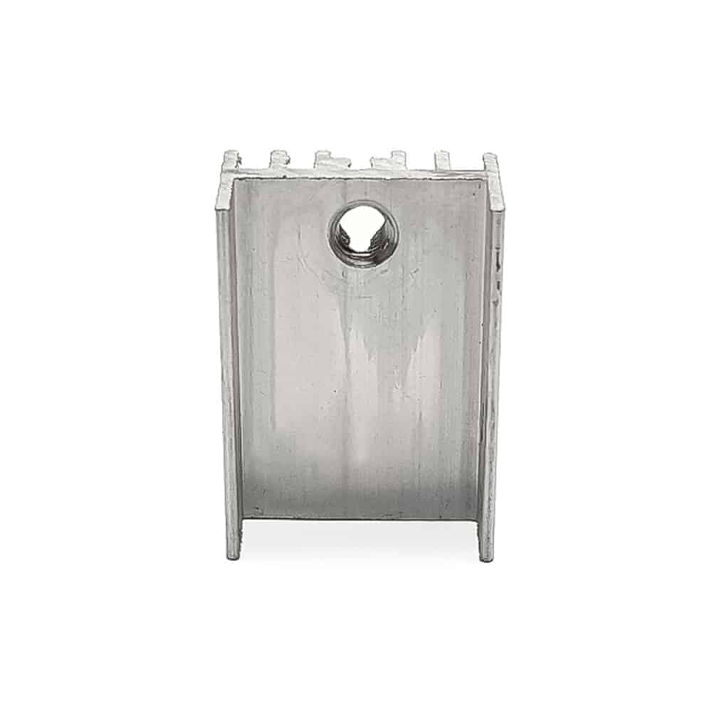هیت سینک مداد تراشی کوچک TO220 سایز 20×15×10 میلیمتر — تصویر ۲