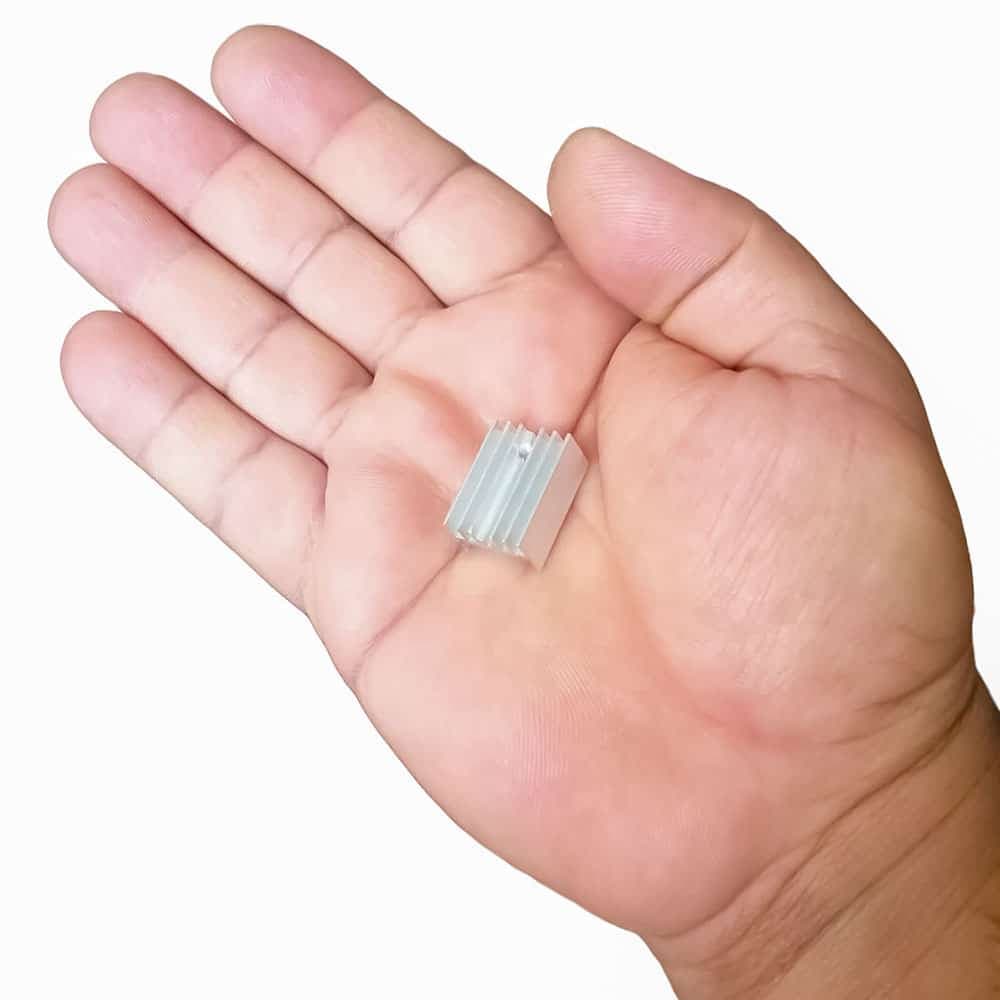 هیت سینک مداد تراشی کوچک TO220 سایز 20×15×10 میلیمتر — تصویر ۶