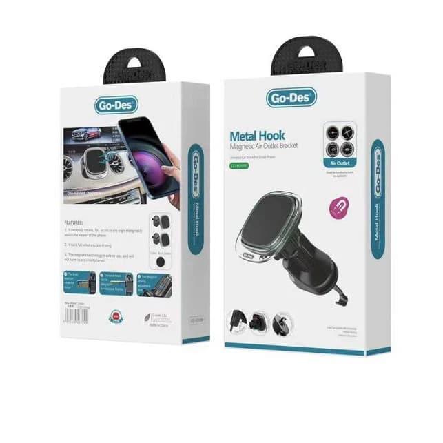 پایه مغناطیسی Go Des GD-HD908 با چرخش ۳۶۰ درجه | هولدر دریچه کولر خودرو — تصویر ۱۱