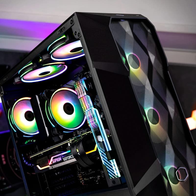 فن کیس کولر مستر مدل MasterFan MF120 Halo2 بسته سه عددی — تصویر ۹