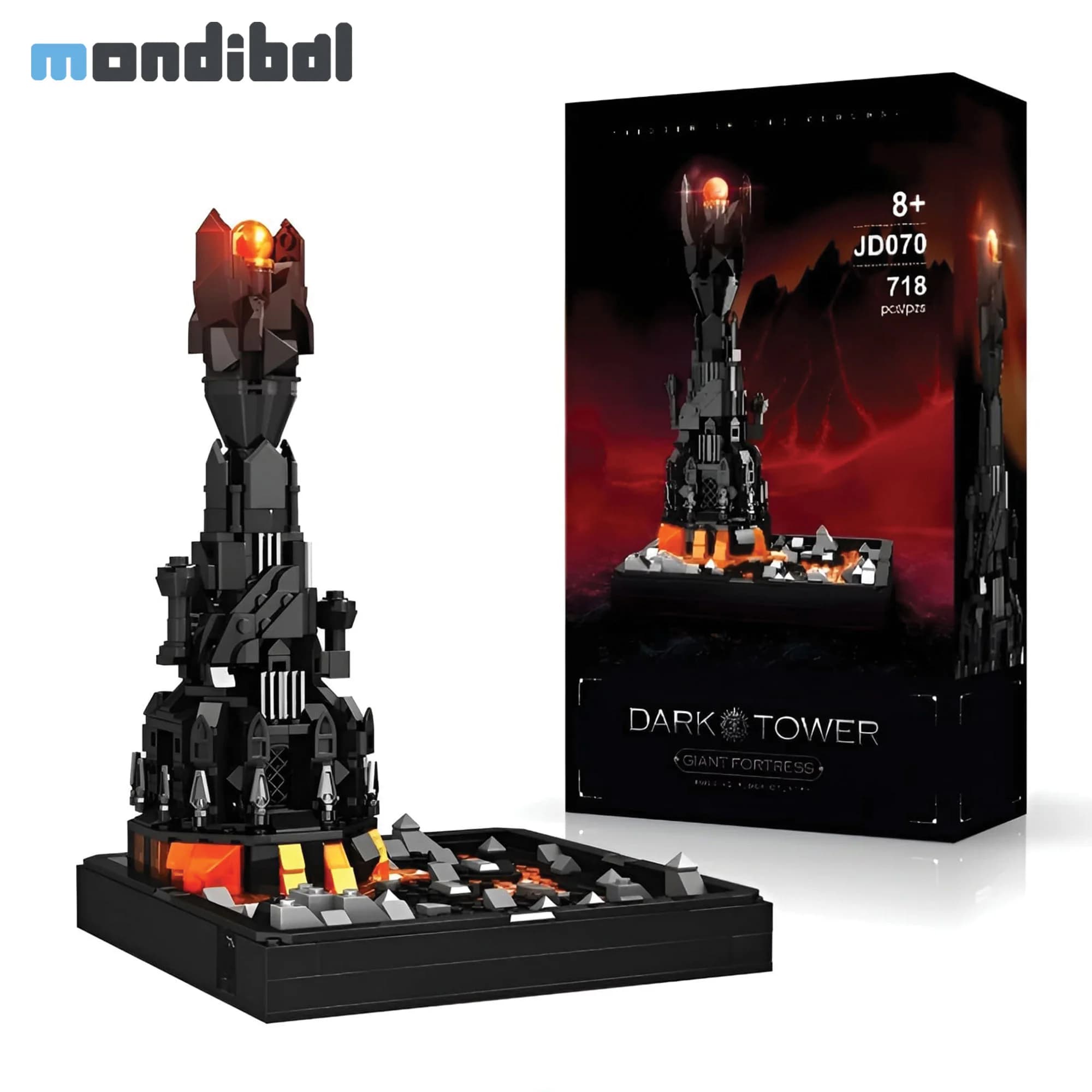 ساختنی مدل برج تاریک ارباب حلقه ها کد The Lord of the Rings JD070 — تصویر ۱۱