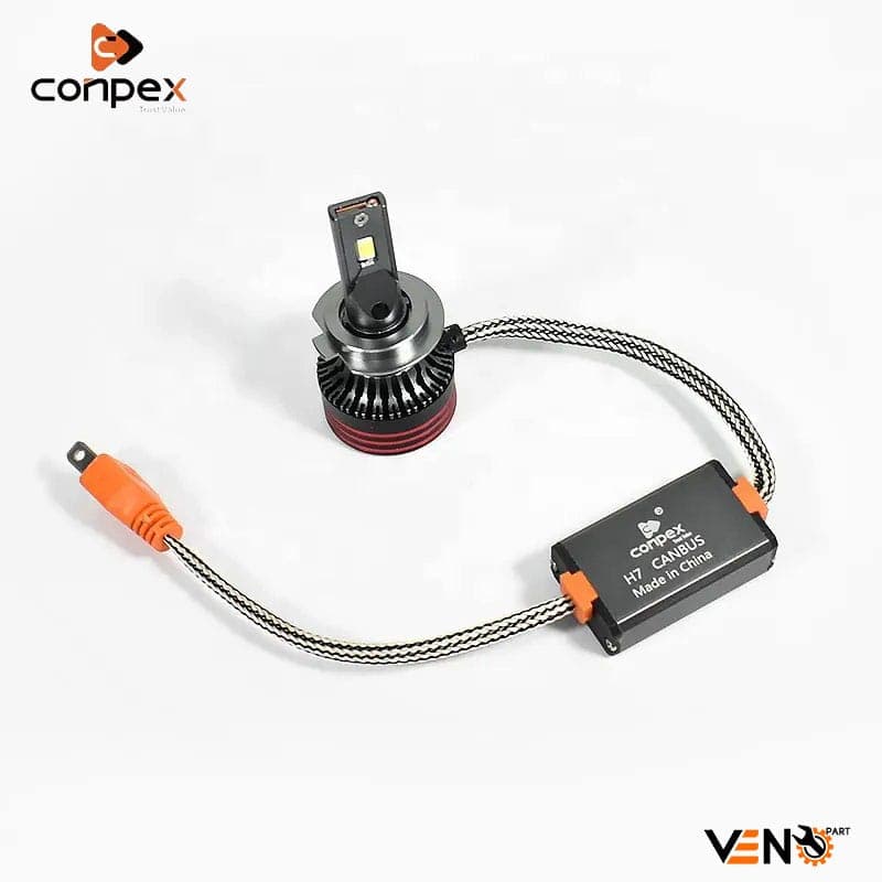 هدلایت کانپکس ConPex M8 Pro پایه H7،H1،H4 اصلی مدل 120000چیپ CSP جدید | گارانتی تعویض (2عددی) — تصویر ۱۲